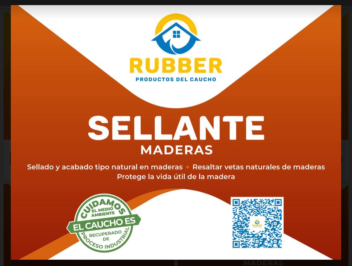 Rubber Sellante Madera