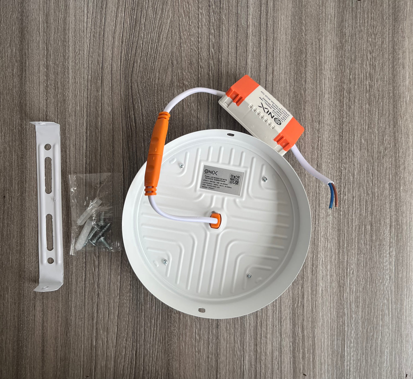 Panel LED Redondo ONIX 18W Ultra Slim