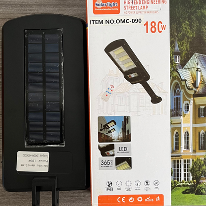 REFLECTOR 30 W CON PANEL SOLAR + SENSOR DE MOVIMIENTO + CONTROL