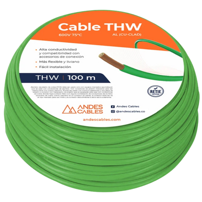 Cable 10 Flex THHW Awg 100 M Uso Residencial - RETIE