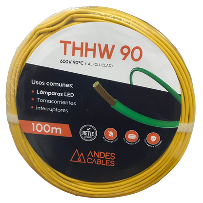 Cable 12 Flex THHW Awg 100 M Uso Residencial - RETIE
