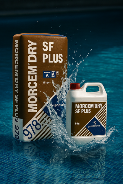 MORCEM DRY SF PLUS 20KG+6KG GRIS (978)