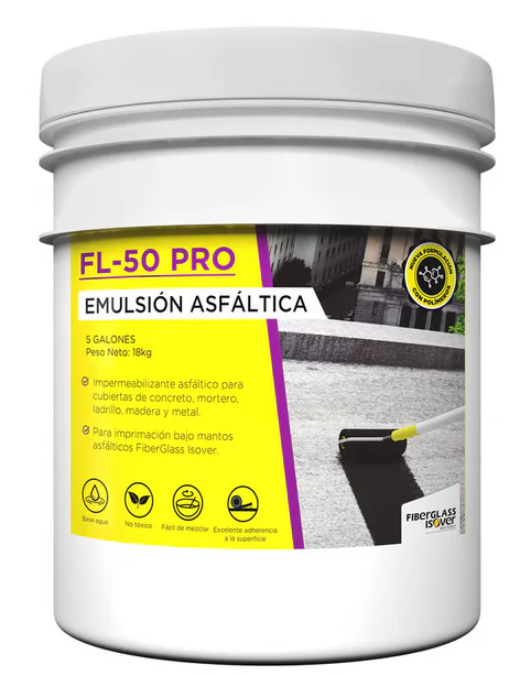 Emulsión Asfáltica Fiberglass