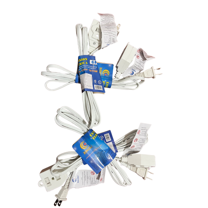 Extensión Eléctrica 2 Metros 3 Puertos Pack 2