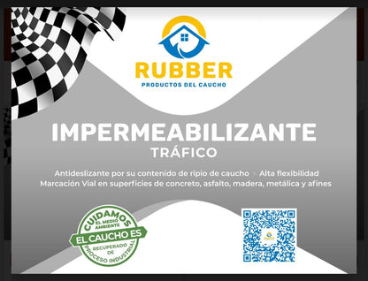 Impermeabilizante Rubber trafico Pintura de demarcacion
