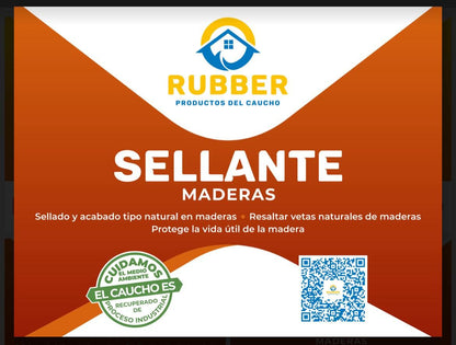 Rubber Sellante Madera