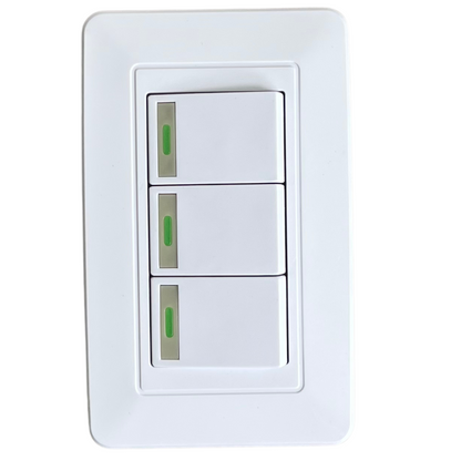 Interruptor Triple Conmutable Blanco Kosaco  – Certificado RETIE