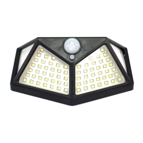 LAMPARA PARA MURO EXTERIOR CON PANEL SOLAR + SENSOR DE MOVIMIENTO + FOTOCELDA