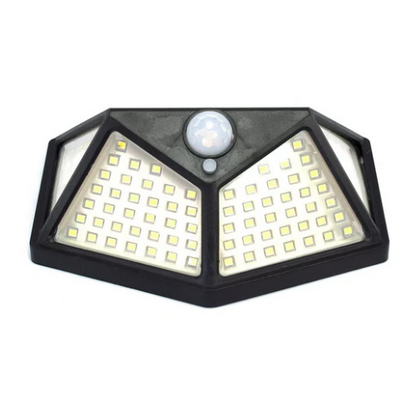 LAMPARA PARA MURO EXTERIOR CON PANEL SOLAR + SENSOR DE MOVIMIENTO + FOTOCELDA