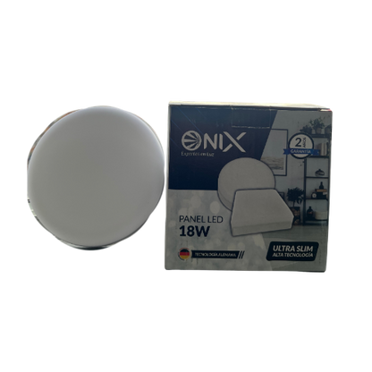 Panel LED Redondo ONIX 18W Ultra Slim