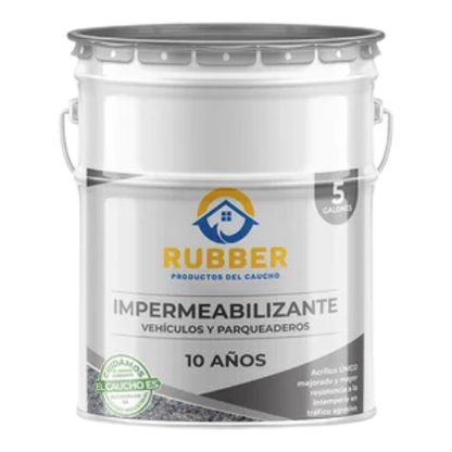 Rubber Impermeabilizante Parqueaderos y Vehículos