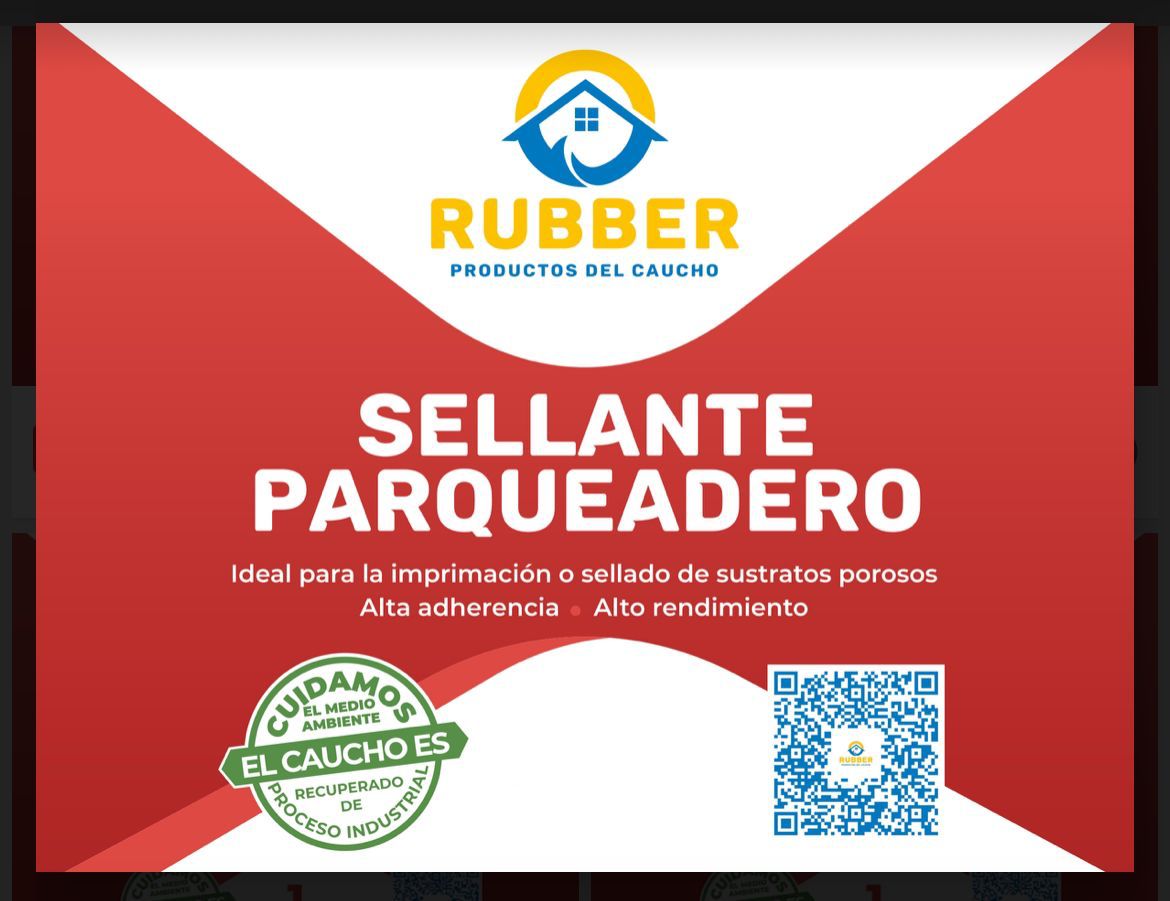 Rubber Sellante Parqueaderos