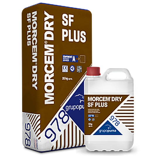 MORCEM DRY SF PLUS 20KG+6KG GRIS (978)