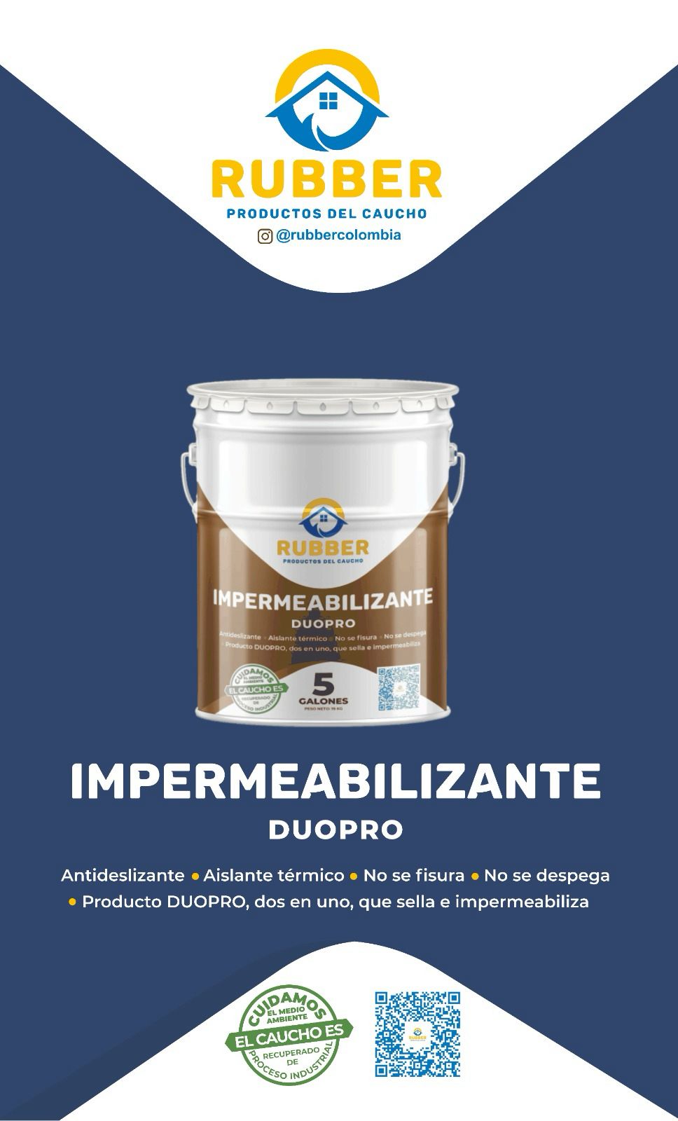 Rubber impermeabilizante Duopro
