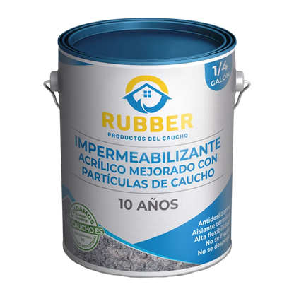 Rubber Impermeabilizante Cubierta 10 años