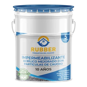 Rubber Impermeabilizante Cubierta 10 años