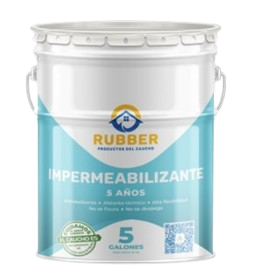 Rubber Impermeabilizante Cubierta 5 años