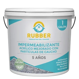 Rubber Impermeabilizante Cubierta 5 años
