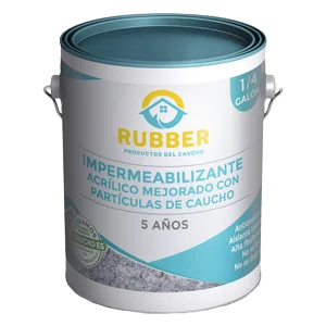 Rubber Impermeabilizante Cubierta 5 años