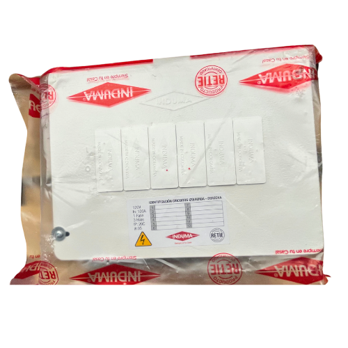 Tablero de 6 circuitos sin tapa Modever